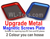 Wltoys 104020 Upgrade Metal Magnetic Screws Plate. 2 Color you can choose.